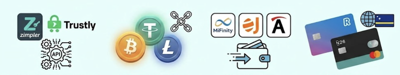 

Betalingsmetoder og udbetaling på casino uden NemID

